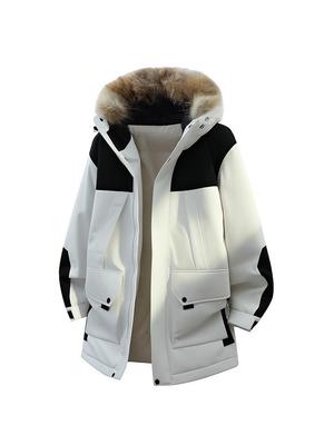 2025 Men's Loose Fit Outdoor Down Jacket - Wide Fit Windbreaker for Mountaineering and Workwear
