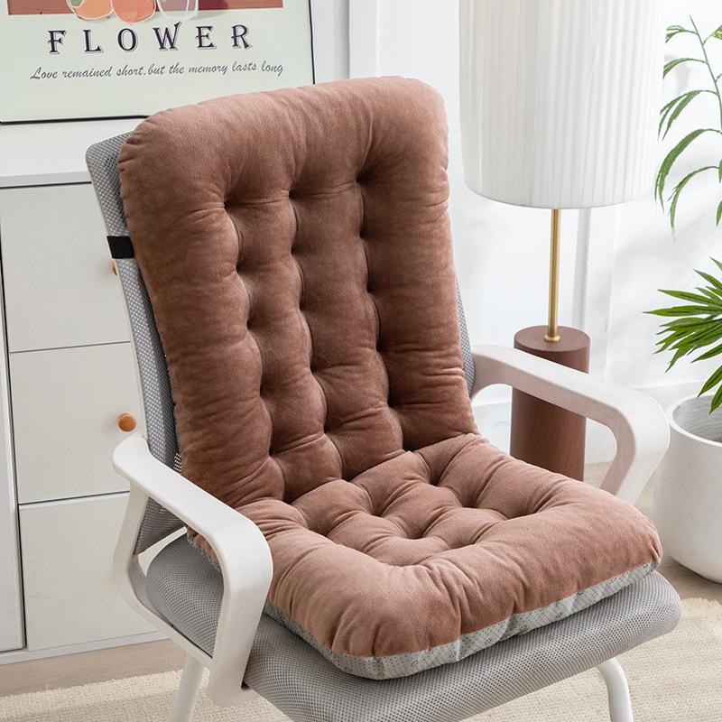 

45x85cm Standard Version Office Chair Cushion Thickened Integrated Cushion Backrest Student Dormitory E-sports Chair Thermal Pad 45x85cm