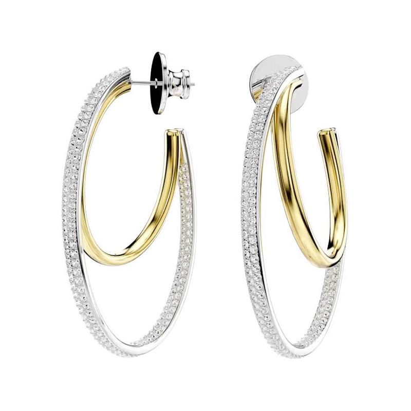 Swarovski Hyperbola Double Ring Contrast Color