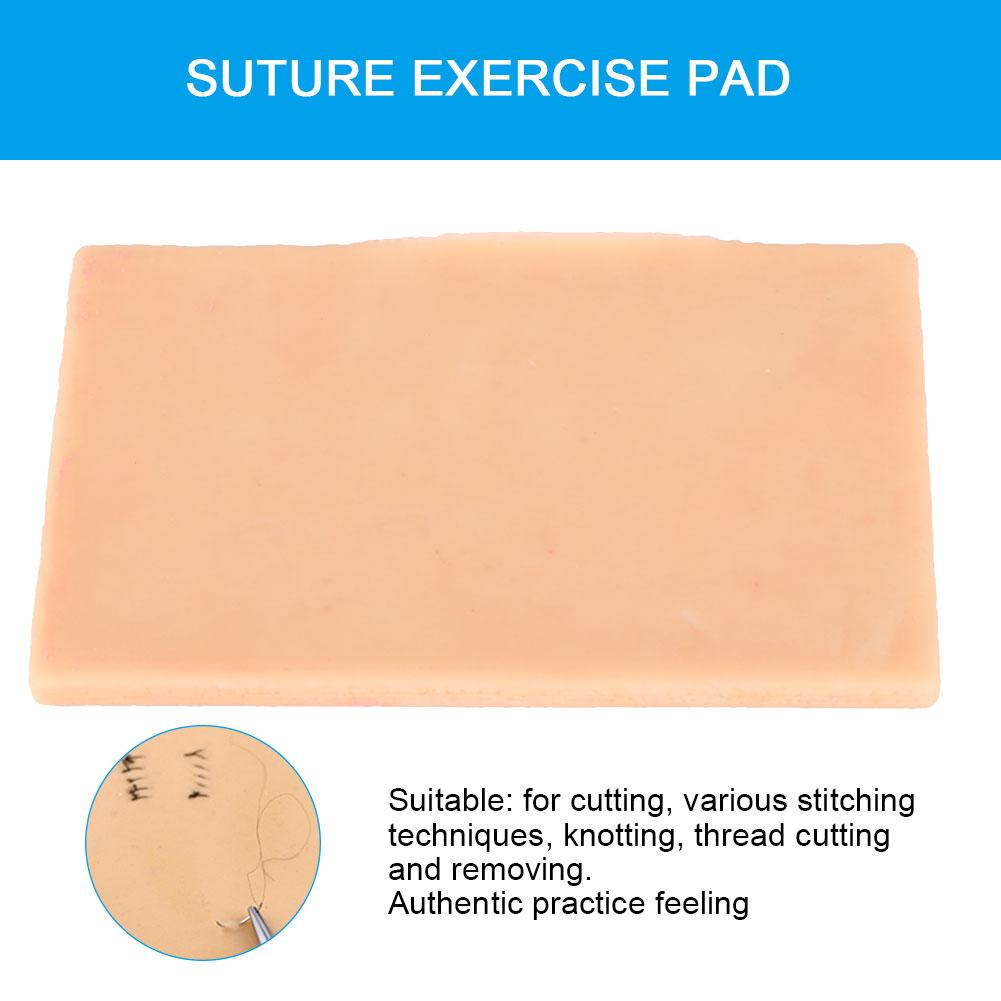 Silicone Skin Suture Training Pad Trauma Suture Pad Model for Practice Training