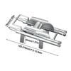 Steel Cable Pulling Aid Anti Jam Adjustable Cable Puller Machine Smooth Roller Anti Slip Teeth Electrician Wiring Too