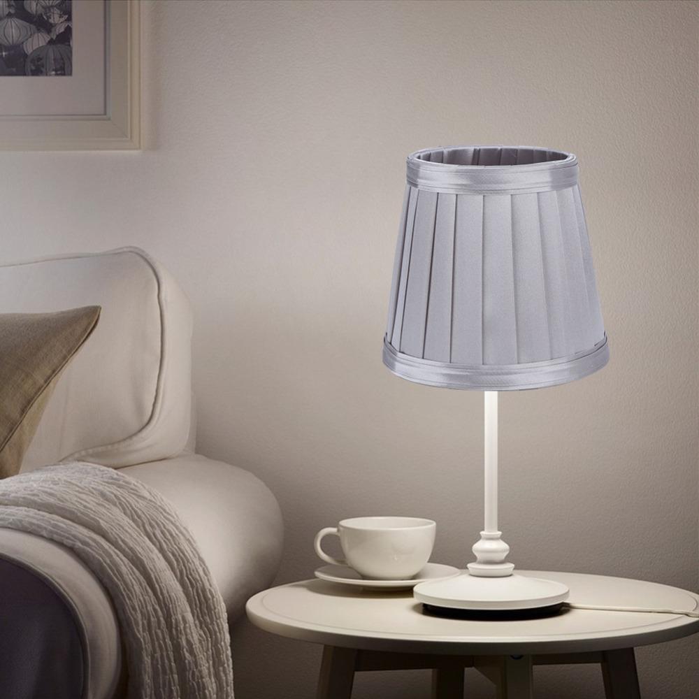 6PCS Clip On Design Lamp Cover 4.3 inch Height Small Lamp Shades Unique Lampshade Table Lamp