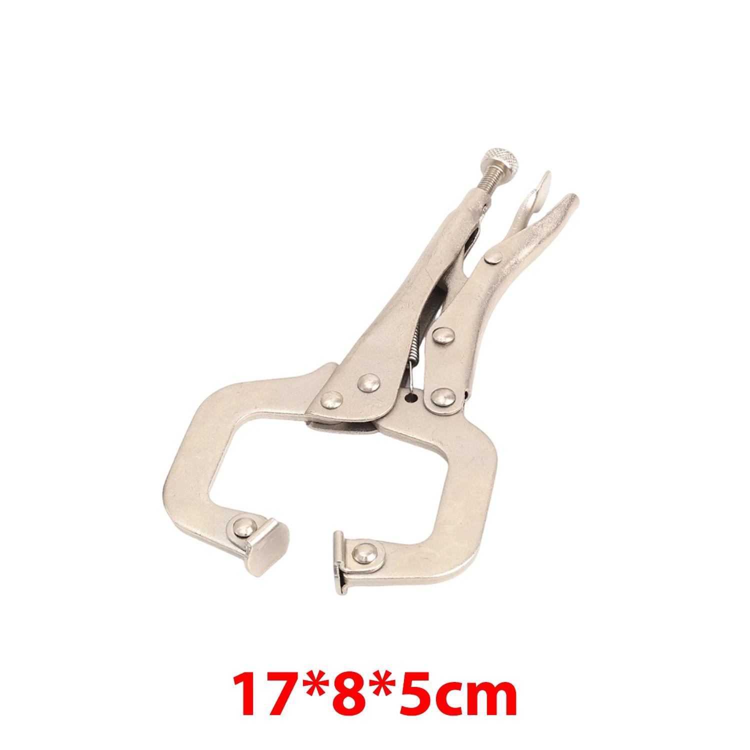 6.5/9 Дюйма Стальные С-образные Зажимные Клещи Блокирующие Сварочные Клещи Регулируемый Деревянный Зажим Зажим Инструмент-Локатор для Столярных Работ и Сварки