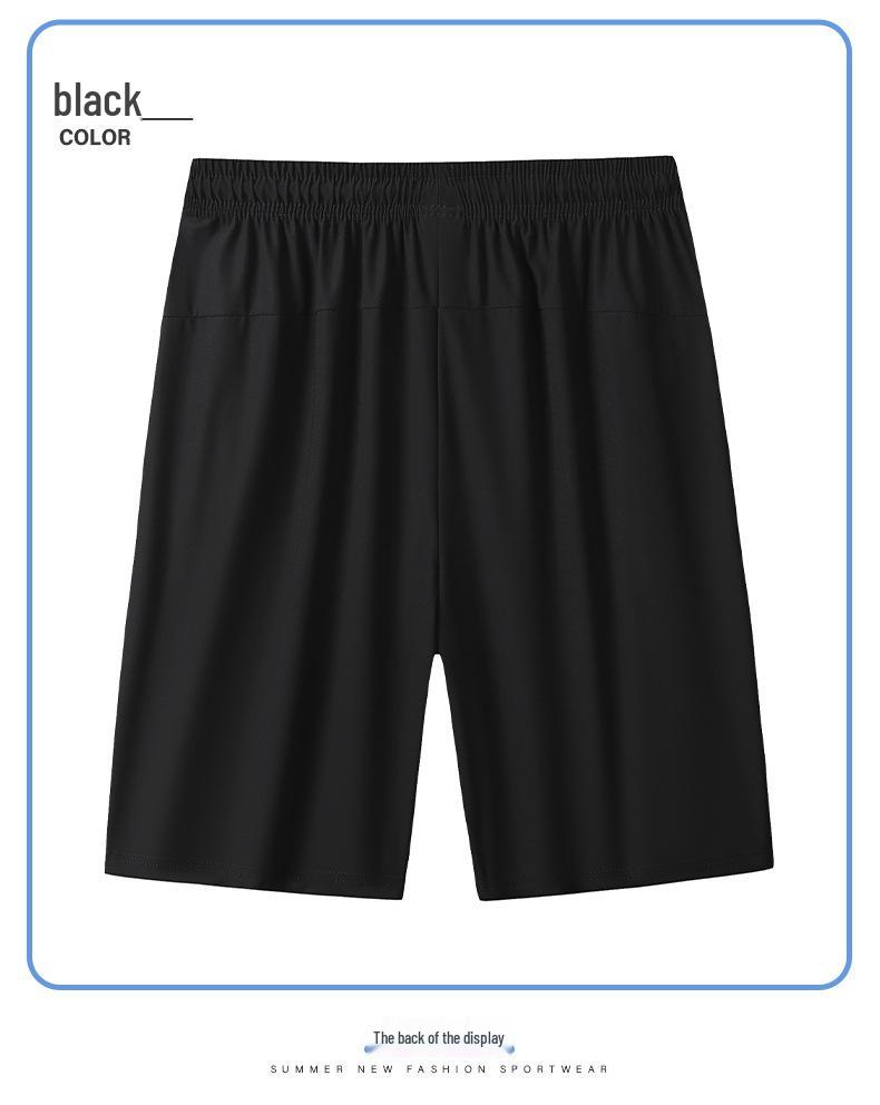 Men's Summer Quick-Dry Elastic Casual Shorts - Lightweight, Loose, Plus Size Sports Pants