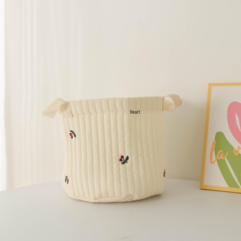 Multi-Purpose Baby Diaper and Toy Organizer Basket