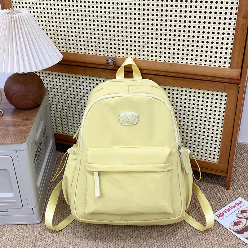 Japanese casual schoolbag female college student simple versatile computer travel backpack lightweight large capacity high school backpack