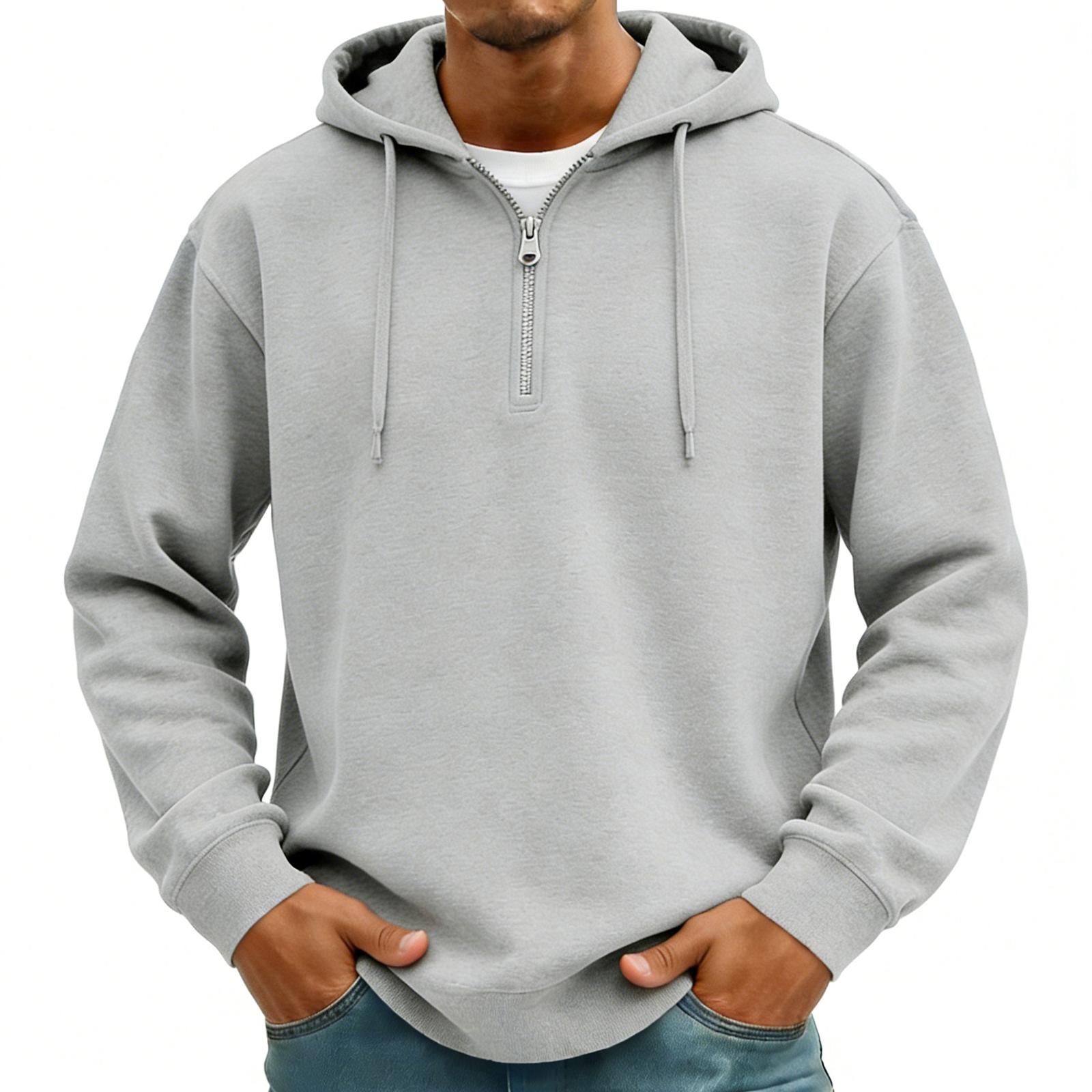 Men s Sports Leisure Long Sleeves Hooded Hood Hoodie S