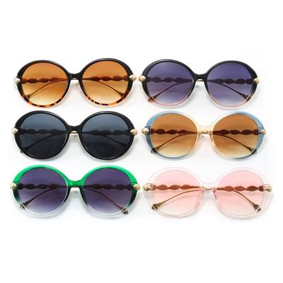 INS Vintage Round Frame Sunglasses Gradient Colorful Trendy Glasses Women Eyewear Luxury Brand Designer Shades Use Comfortable