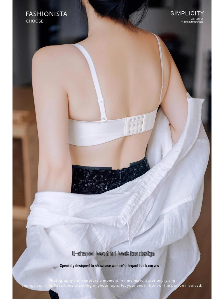 Original Seamless Gathered Thick-Cup Bra for Women