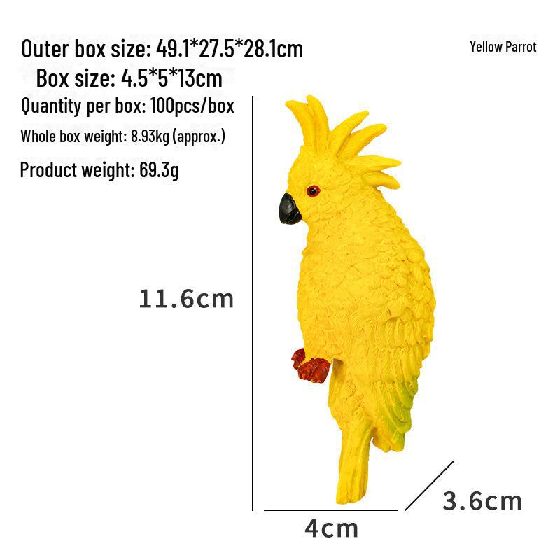 Kreative Papageifisch Aquarium Randdekoration - Wandhängendes Landschaftsornament