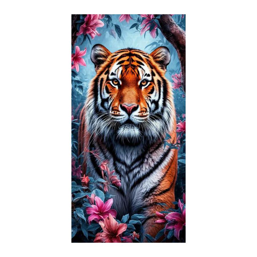 Tijger Grote Maat Diamant Schilderen Nieuwe Collectie Wilde Dieren Diy Volledig Vierkant Rond Boor Strass Borduurwerk Mozaïek Kruissteek Kits Muur Decor