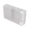 Holds 20 Cell Battery Storage Box Space Saving Plastic Battery Container  Travel