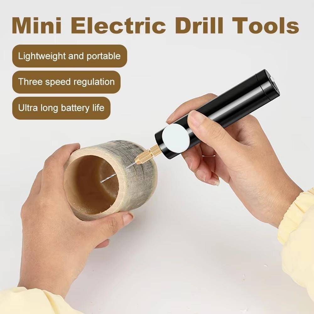 USB Pulg  in Rotary Grinder Tool Handheld Engraving Pen Mini Electric Drill  Woodworking