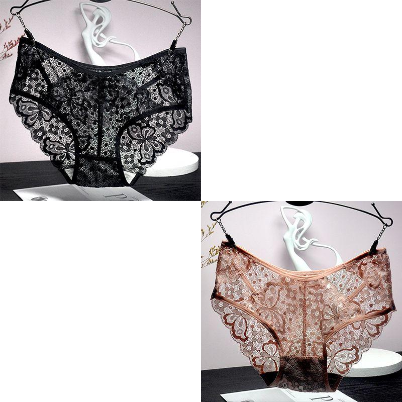 

2 шт., теплые сексуальные кружевные трусики, бесшовное нижнее белье, новое нижнее белье для женщин, однотонные мягкие трусы, женские трусы L (50-60kg)