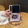 Striped Black Cat Is Suitable for Huawei Pura X Mobile Phone Case Folding Screen P Treasure Box Cartoon Leather Pocket New Women's All-inclusive