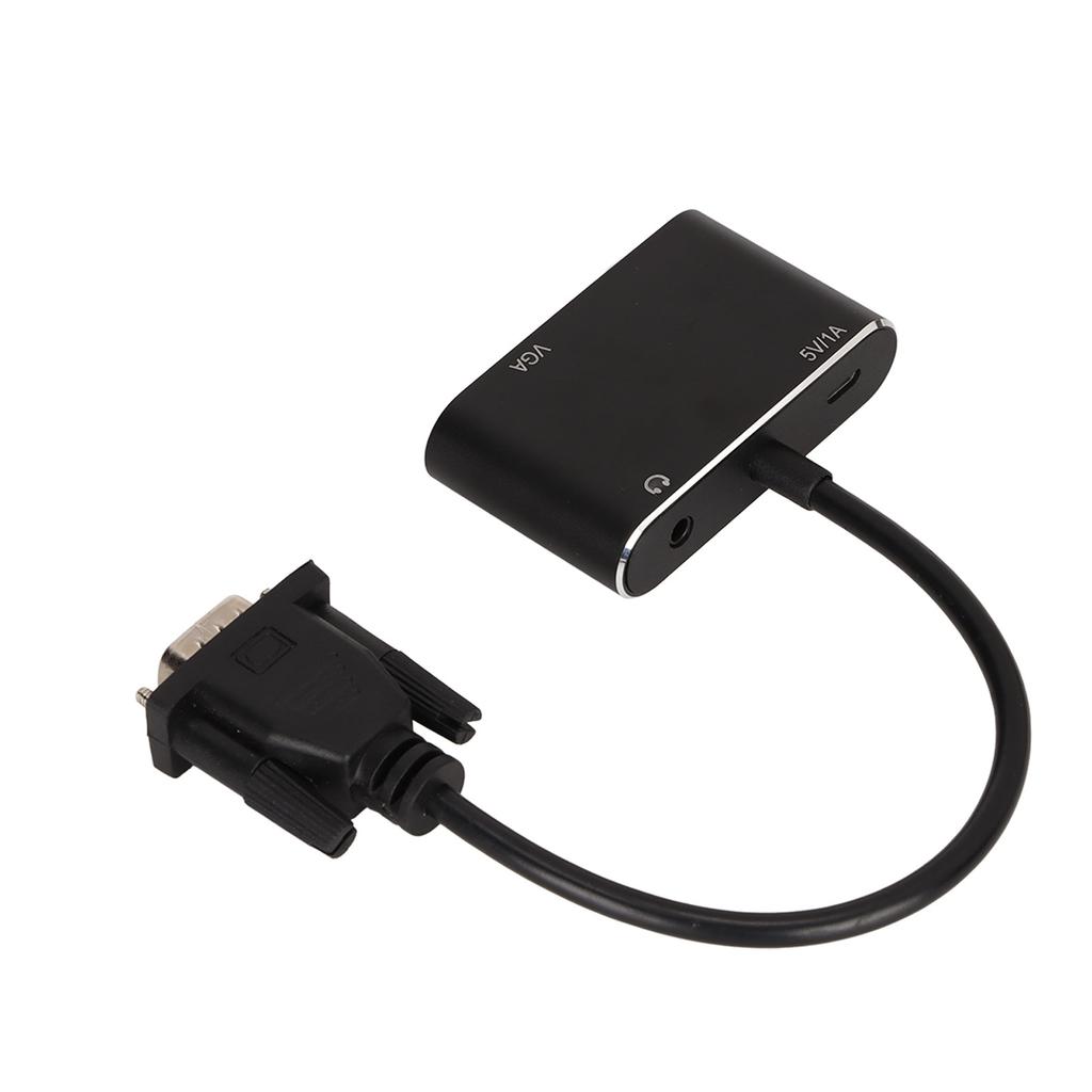 2 in 1 Splitter VGA to VGA High Definition Multimedia Interface Adapter High Resolution Stable Computer Accessories