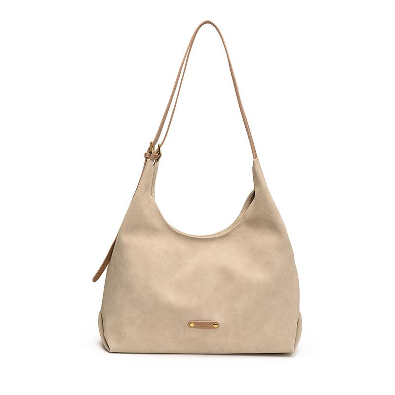 

Fashionable simple foreign style one-shoulder armpit bag women s 2025 autumn new temperament commuter dumplings cross-body bag