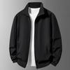Spring and Autumn Men's Casual Jacket, Fashionable and Versatile Stand Up Collar Jacket, Large Size