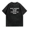 Passover What happens at the Seder stays Matzah Jewish T Shirt vintage Washed designer clothes homme streetwear Versatile