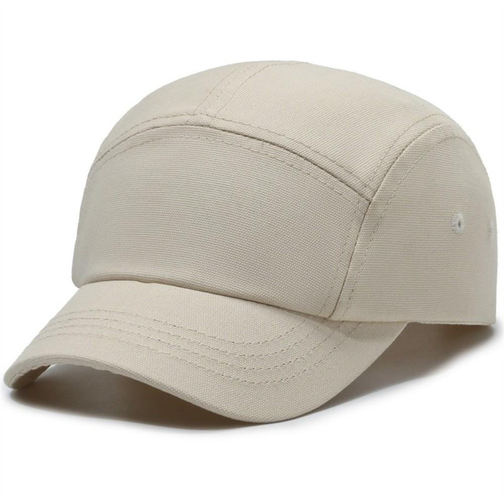 New Short Brim Baseball Cap Vintage Simple Dad Hat Casual Sun Protection Peaked Cap Summer