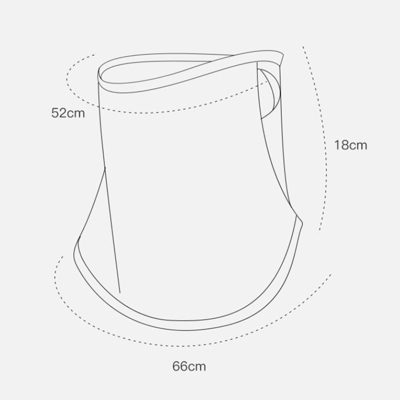 Women Summer Anti-Uv Quick-Drying Face Cover Scarf Breathable Neck Protection