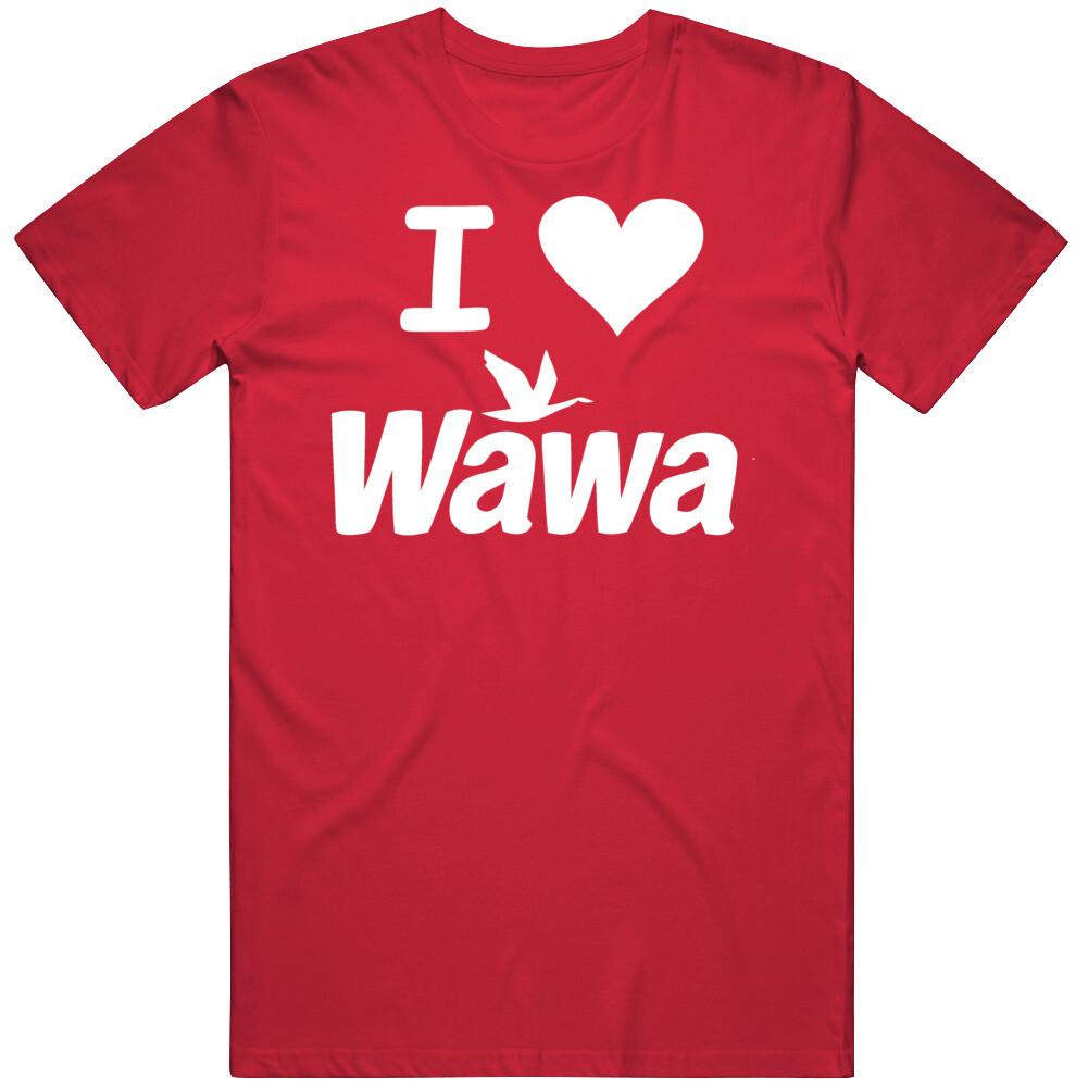 

I Heart Wawa Convenience Store Gift T Shirt Mens Womens Tees Top S