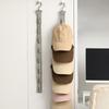 Sturdy Plastic Wall Hook For Hats Coat Accessories Damage Release Installation Modern Design Closet Entryway Storage Solution