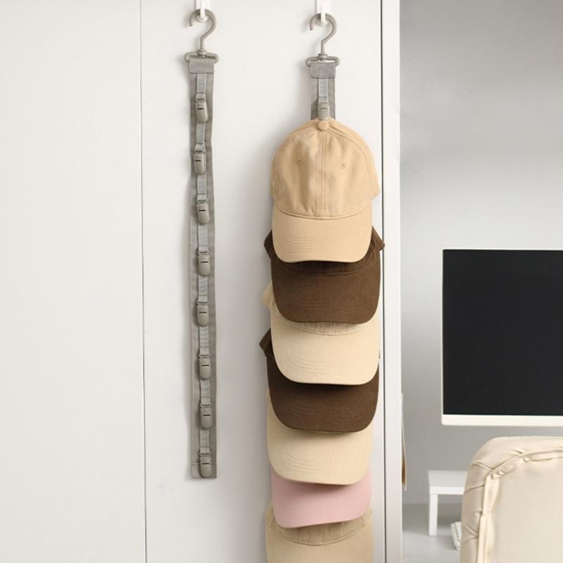Sturdy Plastic Wall Hook For Hats Coat Accessories Damage Release Installation Modern Design Closet Entryway Storage Solution