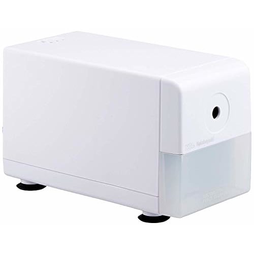 Nakabayashi Electric Pencil Sharpener Slim Type White DSZ-101W Pure White/Slim