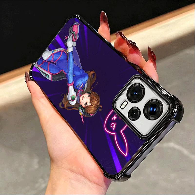 O-Overwatchs D-DVA Soft Phone Case For Xiaomi Poco X7 X8 Pro Max X6 X5 X3 F8 Ultra F7 M8 M7 M5S Redmi 15C 15A 15 14C 13C 12C 13