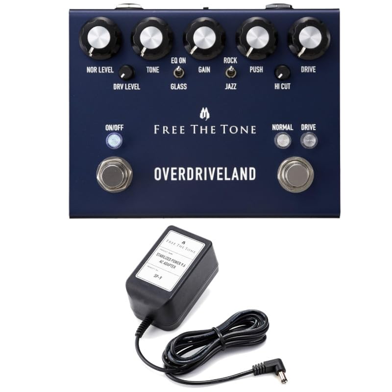 

Free The Tone STABILIZED POWER AC adapter set OVERDRIVELAND/ODL-1 [Overdrive] + SP-9 9.6