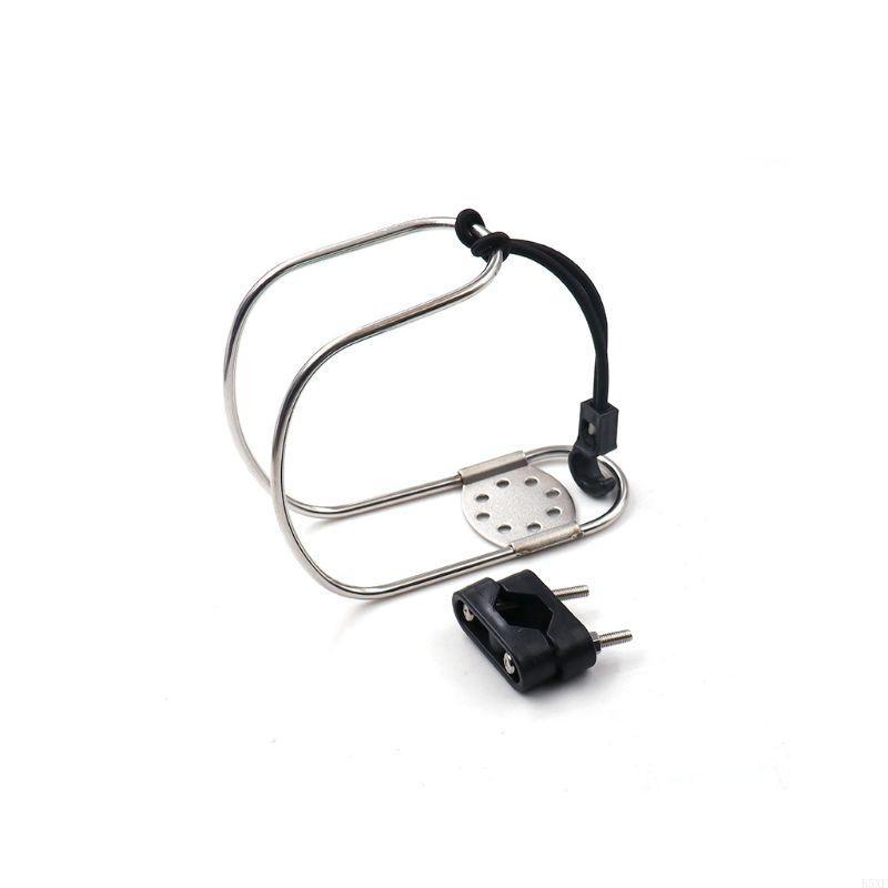 2025 New Professional Stainless Steel Horseshoe Bracket Life Buoys Ring Holder Boating Equipment