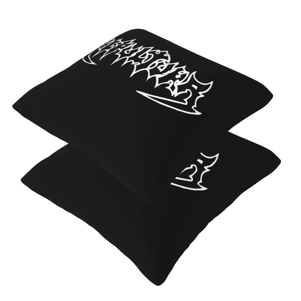 Sepultura Slayer Death Metal 2 Pcs Square Pillowcase Pillow Cover Cushion Zip Decorative Comfort Throw Pillow For Home Car