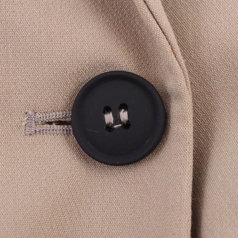 Kaslead New Women clothes Western Style Fashion Simple Profile Double Placket Blazers 2753122