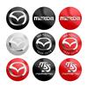 4pcs 56mm Auto Wheel Center Hub Caps Cover Rim Sticker Badge for Mazda Axela 2 3 5 6 CX-5 CX 7 CX-9 MX-5 Decoration Car Styling