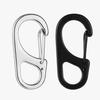5Pcs Mini Carabiners Camping Mountaineering Zinc Alloy Safety Buckles Rustproof Corrosion Resistant Spring Snap Hook Clips Camping Gear