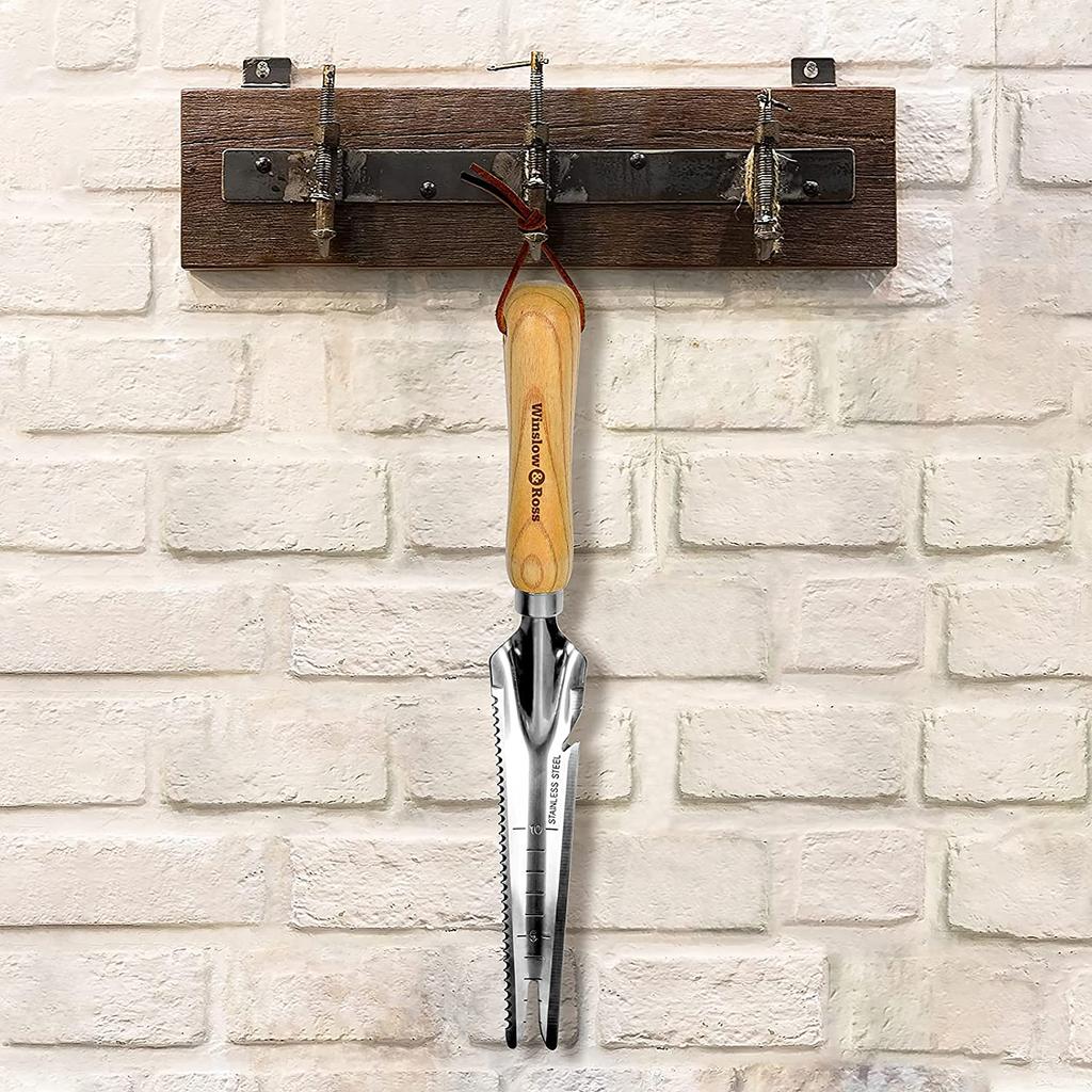 Hand-Unkrautjätgerät aus Edelstahl mit Holzgriff zum einfachen Entfernen des Unkrautjäters