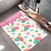 Colorful sweet candy hearts carpet Yoga living room room decor children's crawling mat doormat area rug games mat