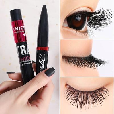 Mascara Fiber Combination Waterproof Eyelash Extensions That Don't Smudge Easily and Don't Clump Up, Eye Choli H100, Mascara + Fiber, 1 Piece