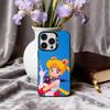 Sparkle Pastel S-Sailor M-Moons Phone Case For iPhone17,16,15,14,13,12,11 Plus,Pro Max Black Candy silver phone case