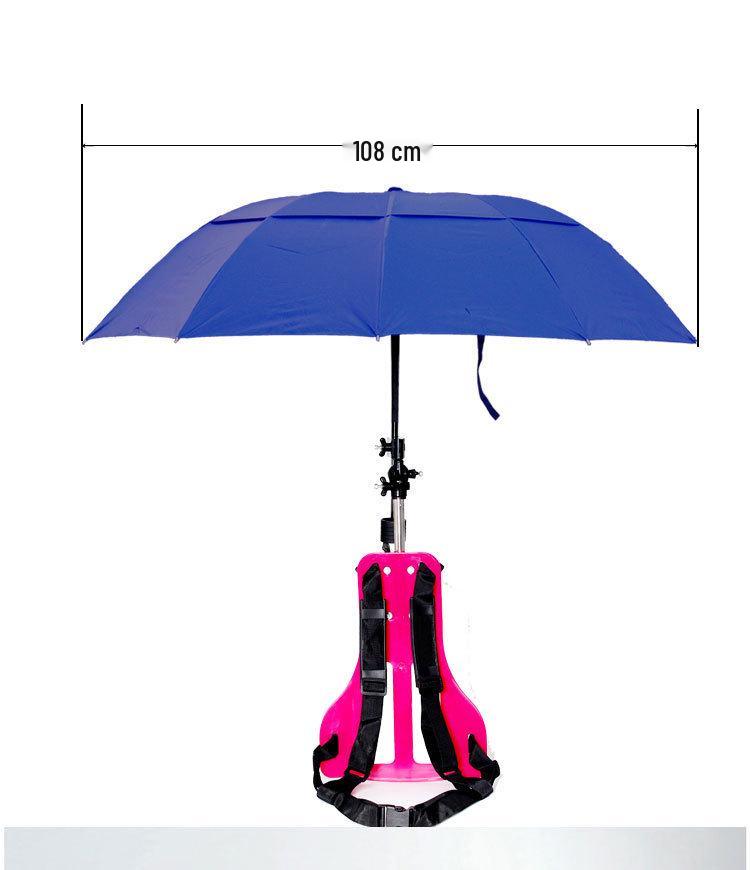 Dual-Shoulder Hands-Free Folding Sunshade Umbrella