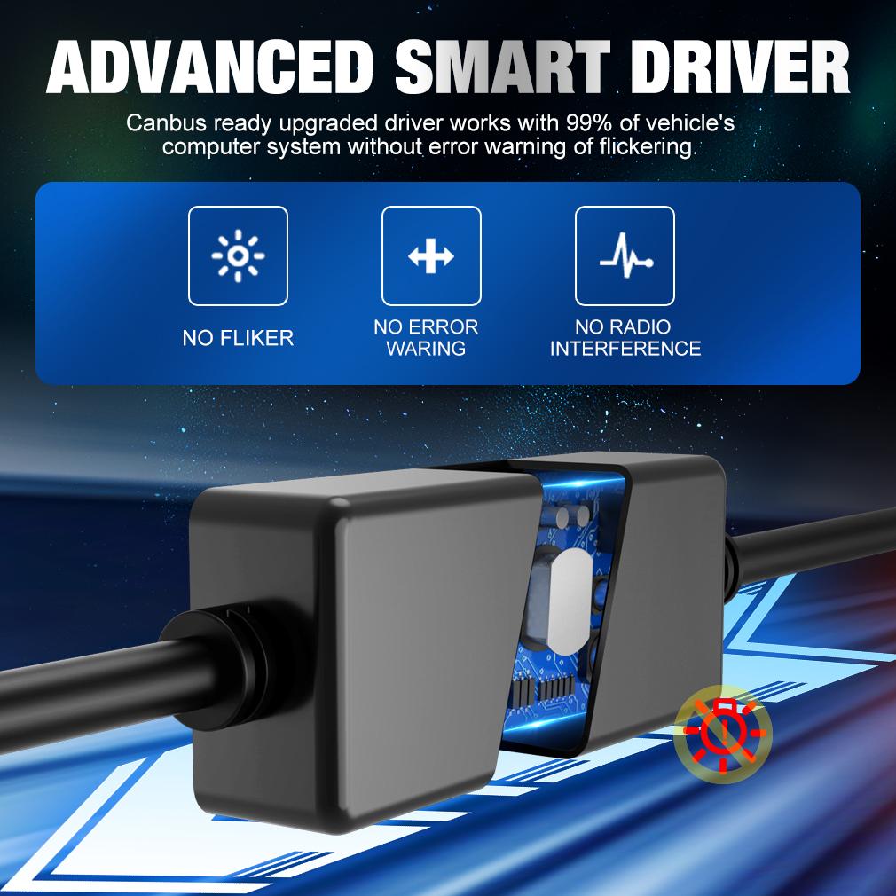 2 buc 60000LM far mașină puternic H4 H7 LED 6000K HB3 HB4 9005 9006 H1 H11 H8 9004 9007 9008 H13 9012 Hir2 Becuri CSP 3570 Chips Lampă de ceață 60W