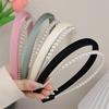 Korean Version of Pearl High Skull Headband for Women 2025 New Fashion Temperament High-end Bridal Wedding Hair Accessories