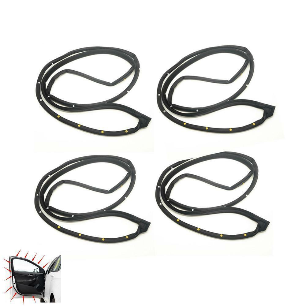 Door Weatherstrip Molding Trims Front Rear Left Right For Honda Accord 2008-2013