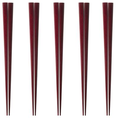 Happy Set of Made In PID3305 J-kitchens Chopsticks, 5, Material Wood, Chopsticks, Japan,