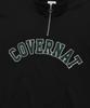 COVERNAT Arch Logo Half Zip Sweatshirt Black
