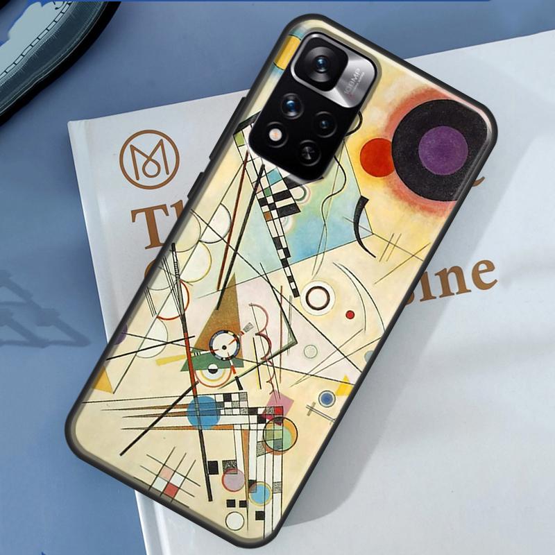 

Абстрактный художественный чехол Wassily Kandinsky для Xiaomi Redmi Note 14 13 11 9 10 12 Pro 9S 10S 11S 12S Redmi 10C 12C 13C 14C Redmi Note 10S