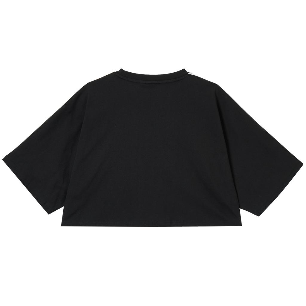 (WMNS) adidas Adilenium Season 3 Boxy Oversized T-Shirt Asia Sizing 'Black White' Women's JY8884