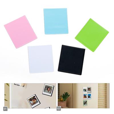 Reusable Blank Photo Insert Magnets Magnetic Pictures Frame Photo Sleeves Easily Change and Stick Wide Photos On Metal