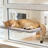 Window Mounted Cats  - Removable Foldable Cats With Strong Suction Cups, Breathable & Plush Pet Window Bed For Sunbathing, Space-Saving Cats Window